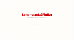 Desktop Screenshot of langmaack-fiolka.de